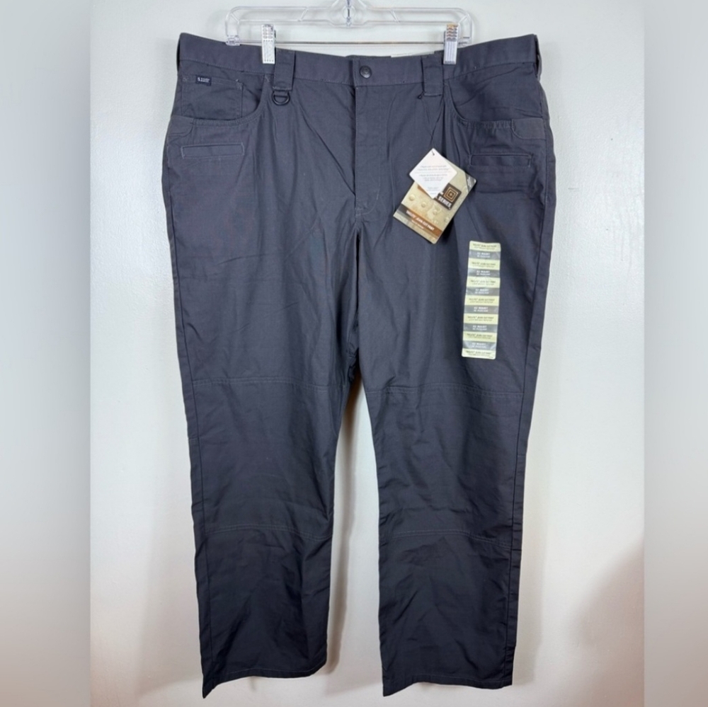 5.11 Tactical Mens Taclite Jean-Cut Ripstop Pants NWT Charcoal Gray 42x30
